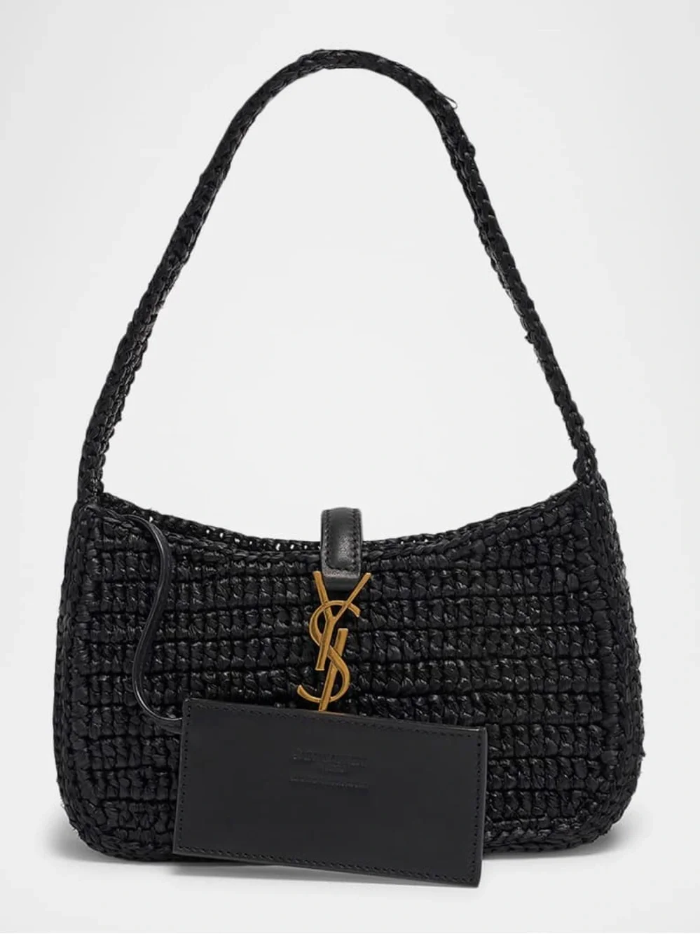 Saint Laurent YSL Le 5 A 7 Mini Raffia Shoulder Bag! - Picture 2 of 8